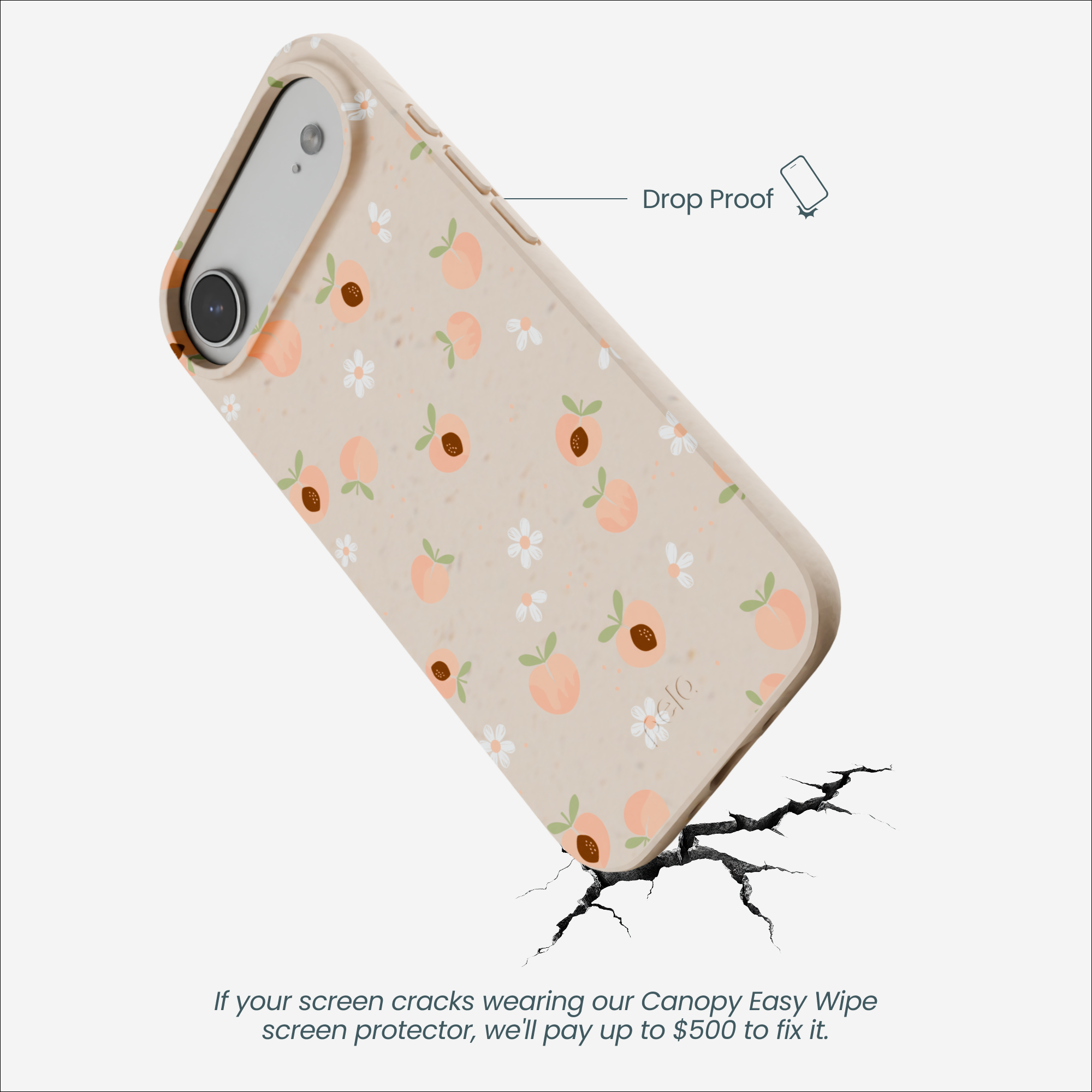 FEELING-PEACHY_IP17AIR_Seashell_DropProof-Specs