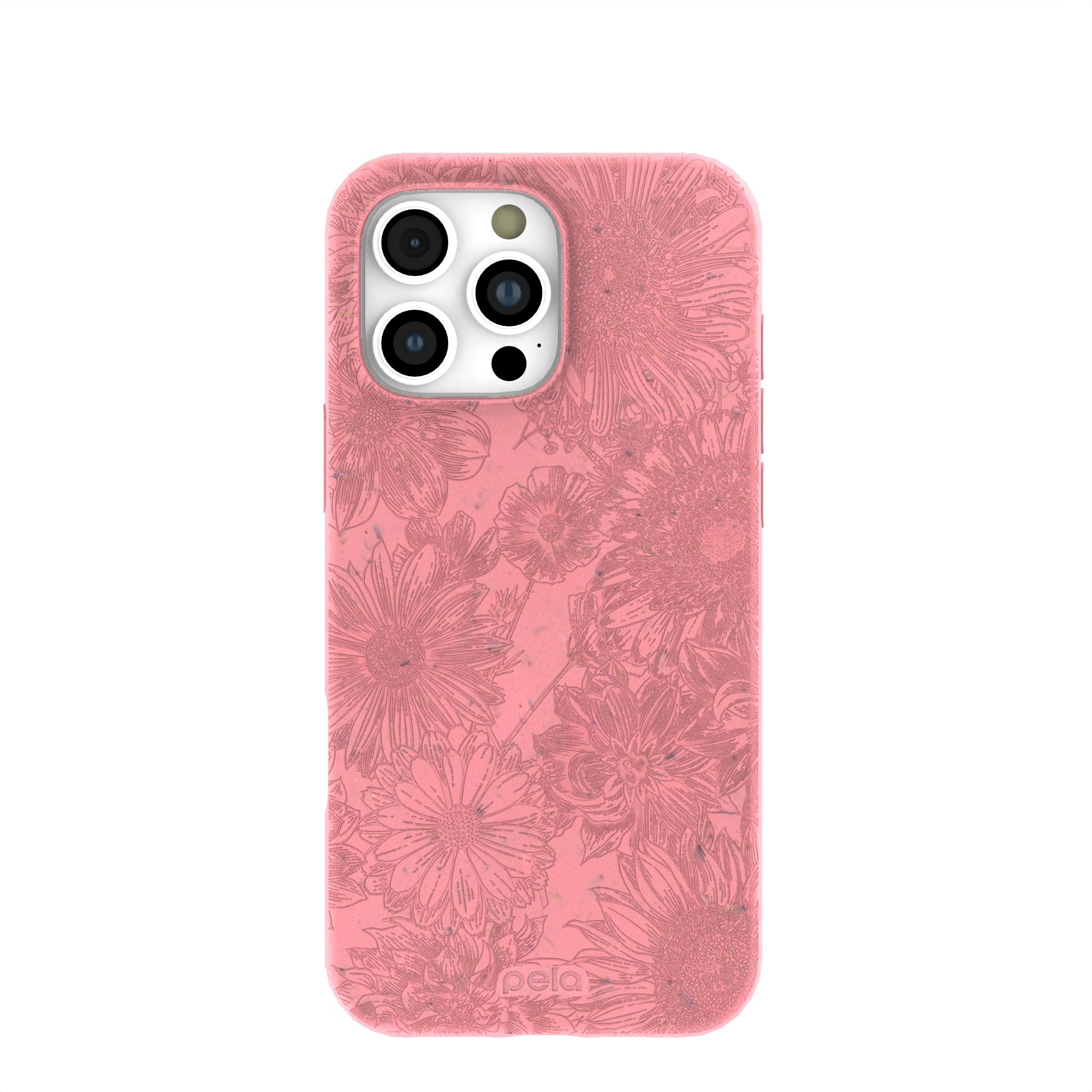 Bubblegum Pink Flora iPhone 16 Pro Max Case