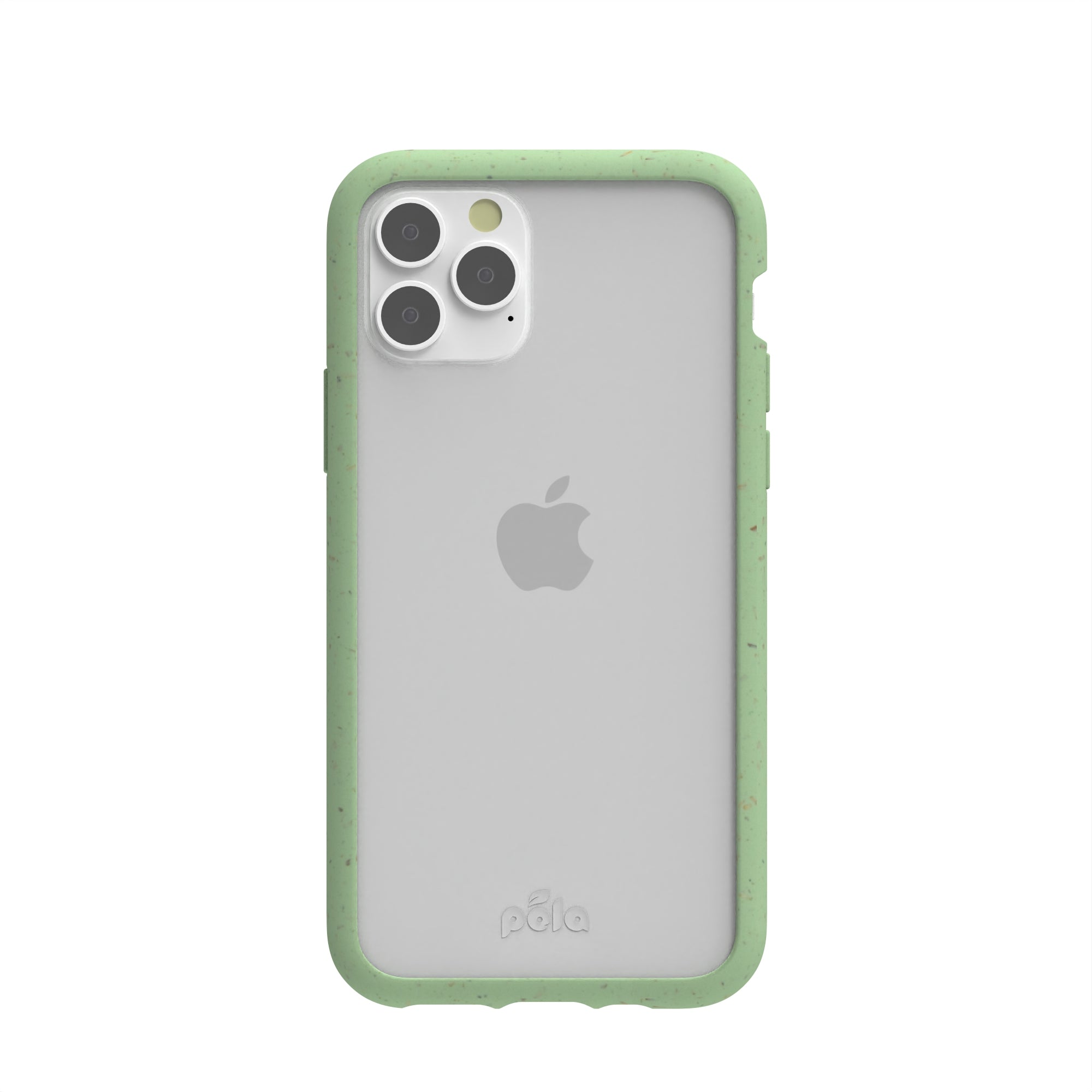 Clear iPhone 11 Pro Case with Sage Green Ridge