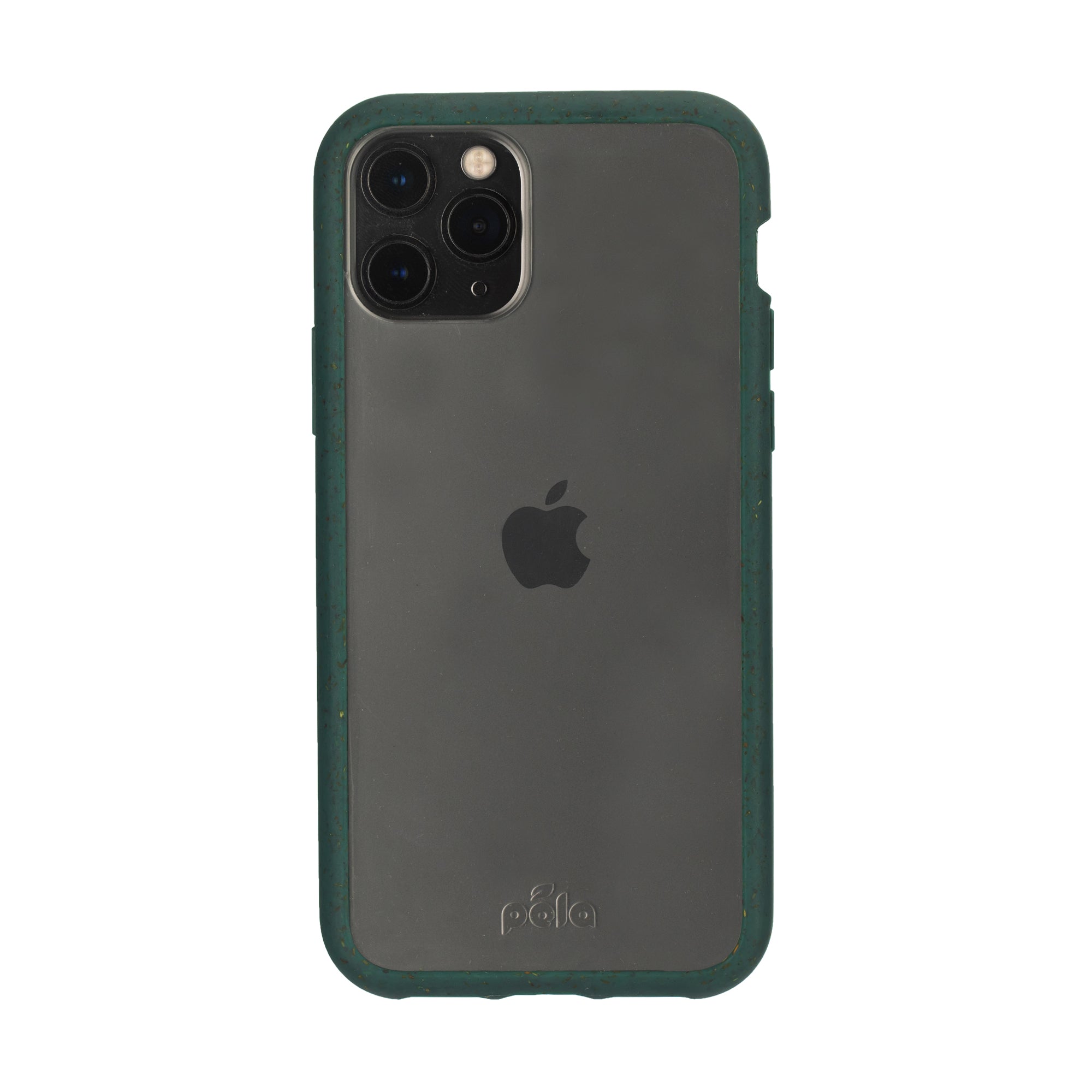Clear iPhone 11 Pro Max Case with Green Ridge