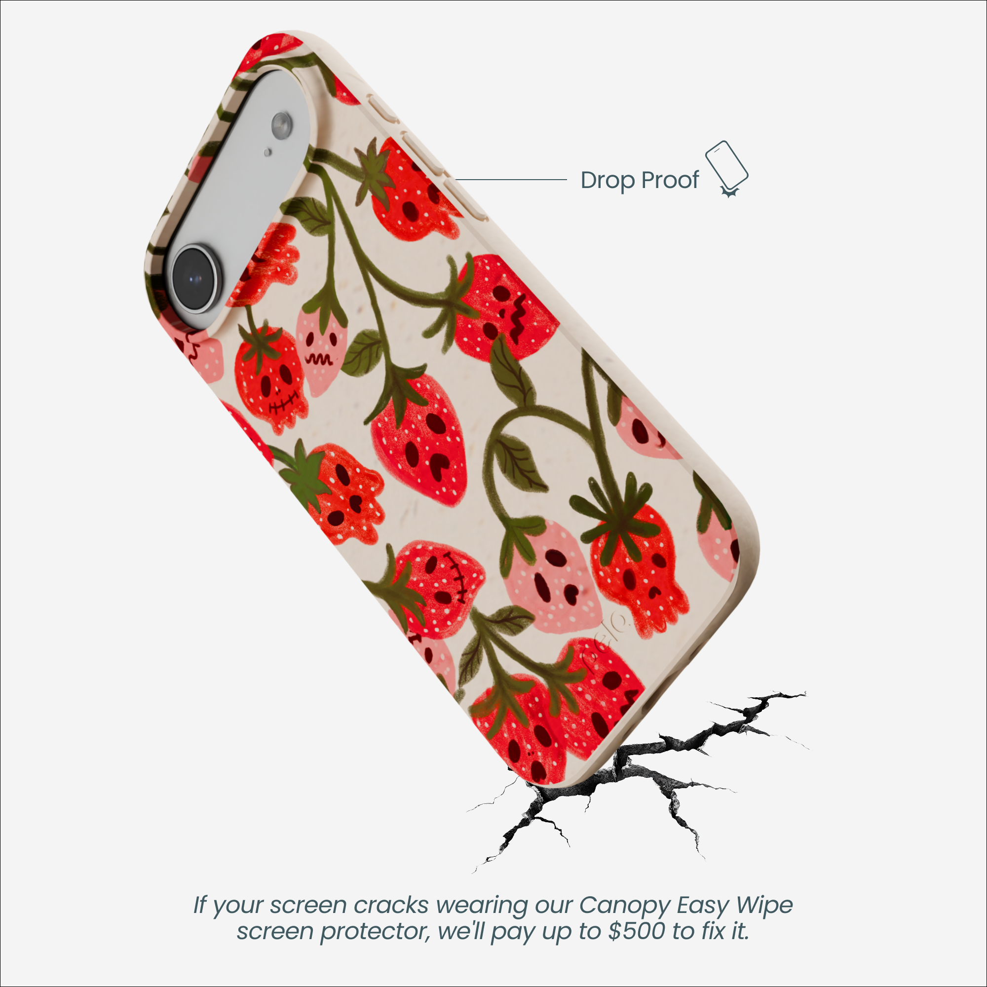 STRAWBOORIES_IP17AIR_Seashell_DropProof-Specs